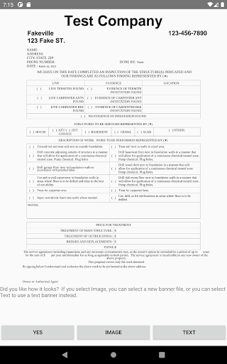 Termite and Pest Proposals