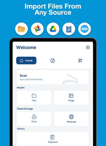 Screenshot of Smart HPrinter Service :ePrint