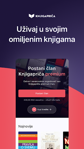 Android application Knjigapriča - audio knjige screenshort