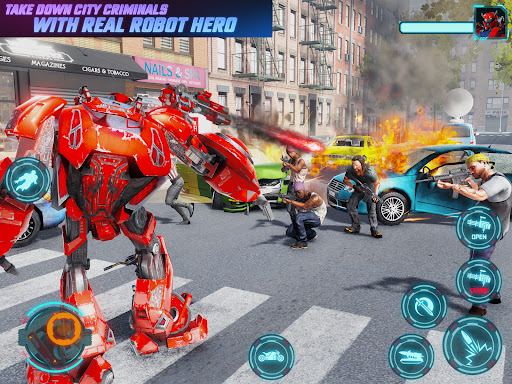 Future Robot Transform Bots 3D