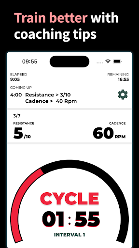 Screenshot of Exercise Bike Workout: Cycling