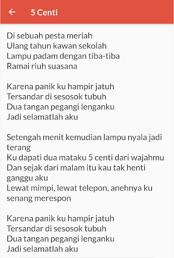 Lirik Lagu Via Vallen Offline Screen 2
