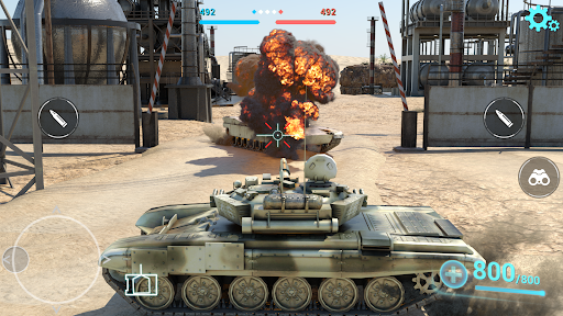 Tanks Battlefield: PvP Battle Screen 3