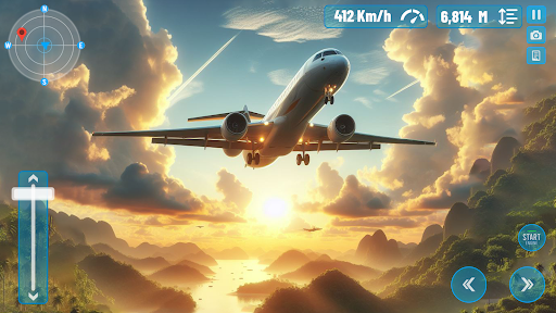 Airplane flight Sim Plane Game Screen 3