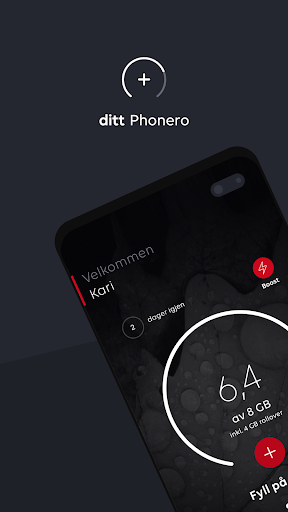 Android application ditt Phonero screenshort