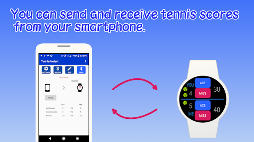 Android application Tennis Analyst screenshort