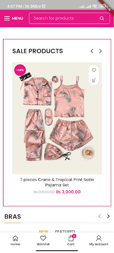 Eleve - Lingerie App Nepal