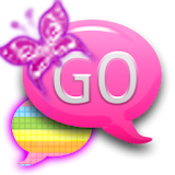 GO SMS - Dazzling Butterfly icon