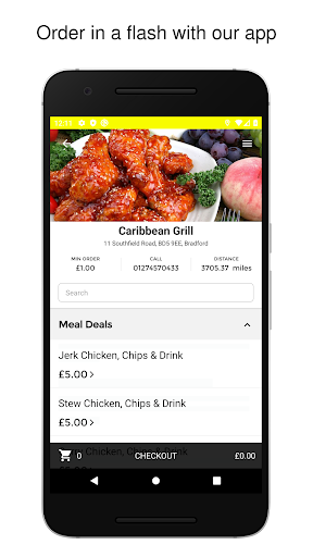 Android application Caribbean Grill screenshort
