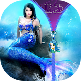 Mermaid Zipper Lock Screen icon