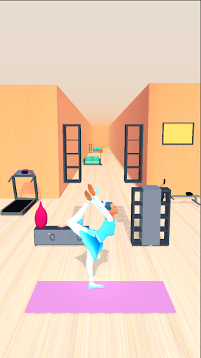 Android application Flex Run 3D: Flexy Yoga screenshort