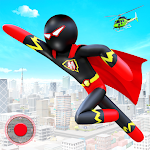 Cover Image of Download Stickman Speed Hero Superhero  APK