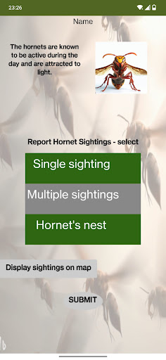 HornetPlot Screen 3