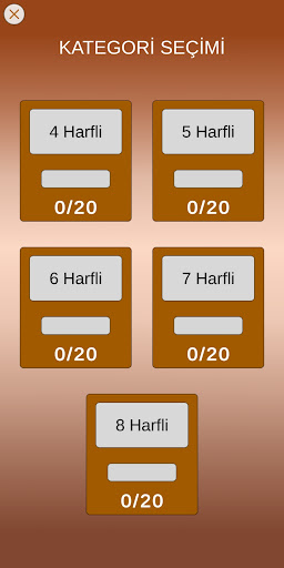 Android application Kelime Havuzu screenshort