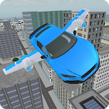 Flying Free Car 3D Simulator icon