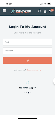 Android application PolyWise screenshort