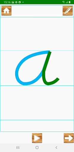 Writing ABC for Kids Screen 3