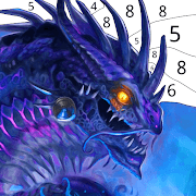  Fantasy Color by Number Game 