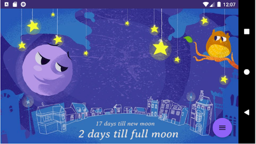 Android application MoonReminder screenshort