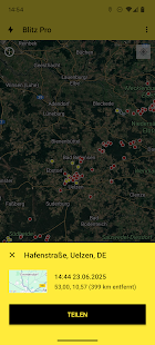 Mein Blitz-Tracker Pro Screenshot