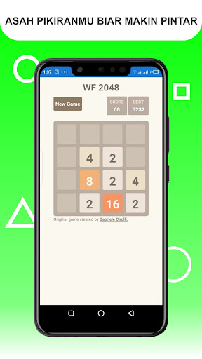 Android application WF Game 2048 screenshort
