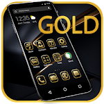 Cover Image of Download Black Gold APUS Launcher Theme 43.0.1001 APK