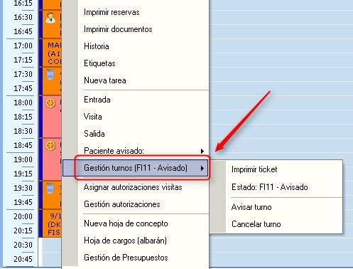 Android application Turnos y Pantallas Salus screenshort