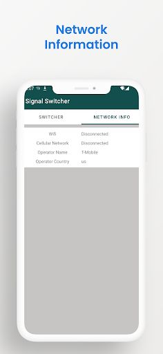 Signal Switcher - LTE 5G Only Screen 3