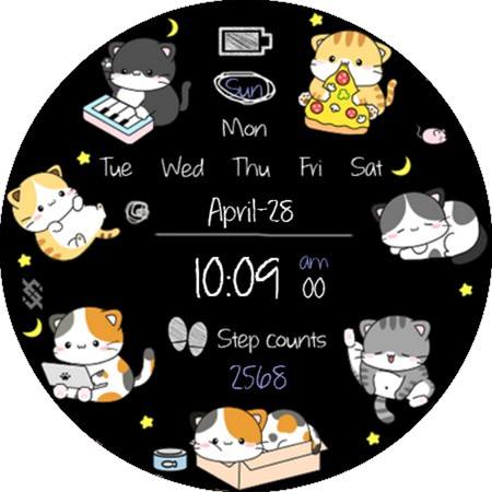 BFF123-Blackboard Art Cat Cute screenshot 20