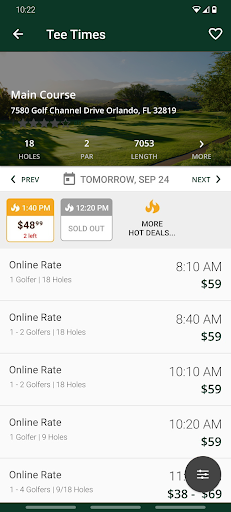 Android application Kings Ridge G.C. screenshort