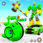 Cover Image of Tải xuống Trò chơi biến hình xe ô tô Ball Robot  APK