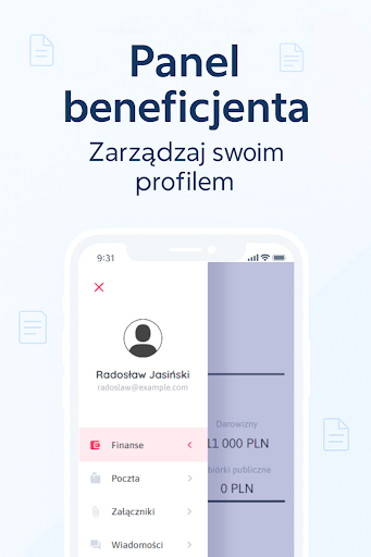 Panel beneficjenta