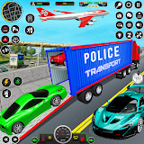 US Police Game Transport Truck icon