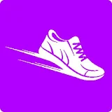 pedometer calorie step count icon