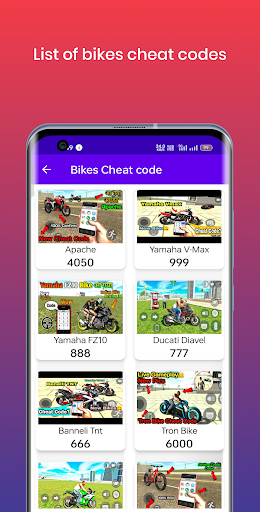 Indian Bike driving cheat code 3
