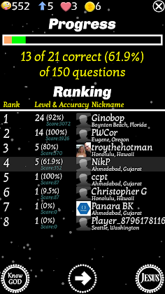 Bible Basics Trivia Quiz Game - Screenshot 4