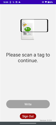 Android application Felix NFC screenshort