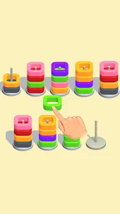 Hoop Sortpuz - ソートパズルゲーム