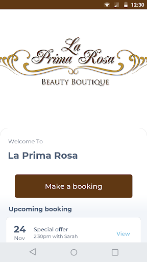 Android application La Prima Rosa screenshort