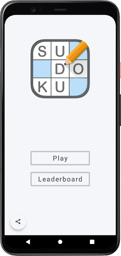 Android application SUDOKU screenshort