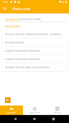 Milgro Order App Screen 3