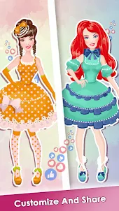 Paper Doll - Princess Dress Up