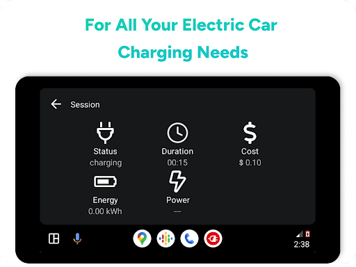 Screenshot of Chargehub EV & Tesla Charging
