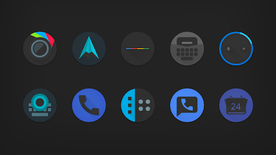 Pixelation - Dark Icon Pack Ekran görüntüsü