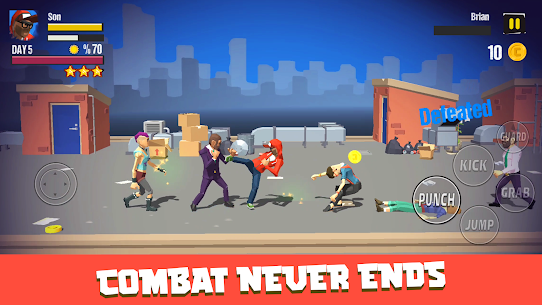 City Fighter vs Street Gang MOD APK (Режим Бога, Один удар) 5