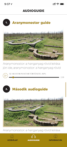 Arany Monostor Screen 3