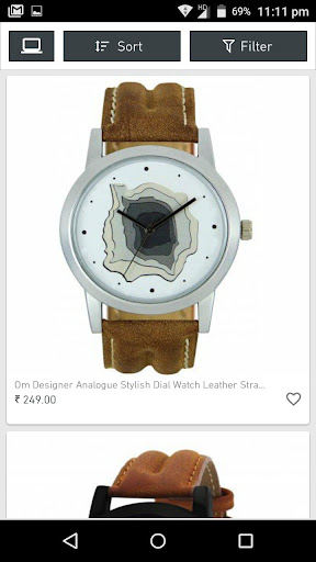 Android application Best of Indian Products screenshort