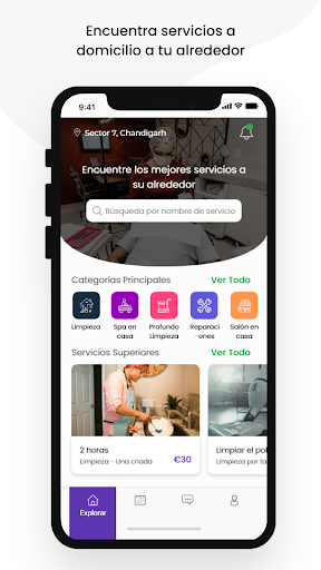 Android application YaVoy- Servicios al instante screenshort