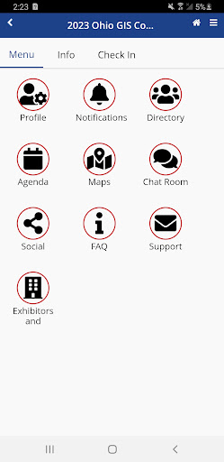 Android application CEAO Events screenshort