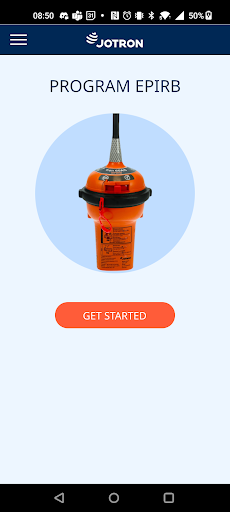 Android application Jotron EPIRB screenshort